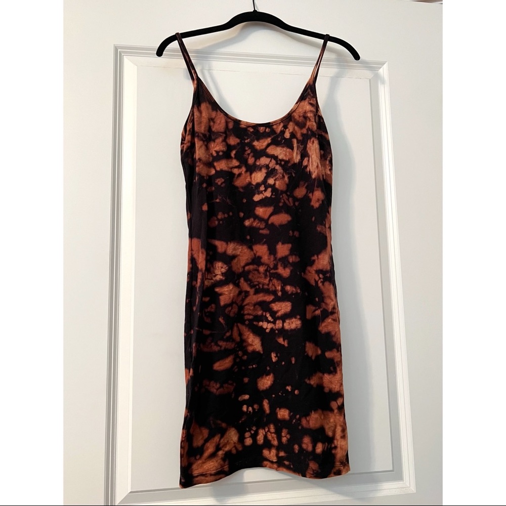 Fashion Nova Acid Wash Cotton Dress